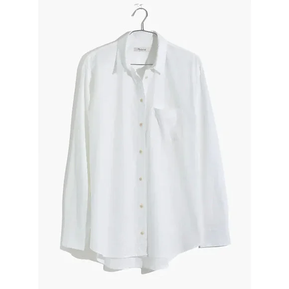 Madewell Poplin Oversized Ex-Boyfriend Shirt - Picture 4 of 4